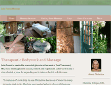 Tablet Screenshot of jadeforestmassage.com